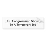 Term Limits bumper sticker