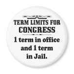Term Limits For Congress Refrigerator Magnets