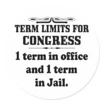 Term Limits For Congress stickers by Humor_Me Term Limits For Congress stickers