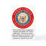 Term Limits greeting card