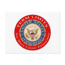 Term Limits Postcard by Patriot_Resistance Term Limits Postcard