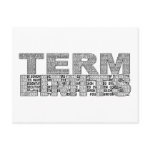 Term Limits postcard