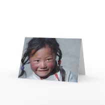 Terma Foundation Girl Notecard- Blank by termaz Terma Foundation Girl Notecard- Blank