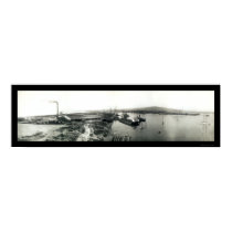 Terminal Island Ships, California Photo 1929 posters