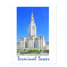 Terminal Tower, Cleveland, Ohio, U.S.A. Postcard