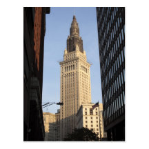 Terminal Tower, View from Street Post Cards