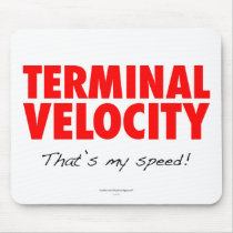 Terminal Velocity Skydiver Mouse Pad