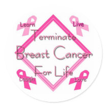 Terminate Breast Cancer stickers