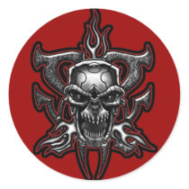 Terminator Skull Stickers