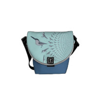 Terns in Flight on a Budget Mini Messenger Bag at Zazzle