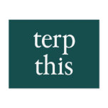 Terp This Dark Postcard