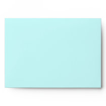Terquoise Blue Balls Fractal Pattern Envelope