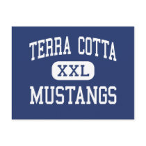 Terra Cotta Mustangs Middle Lake Elsinore postcards by customteamsportswear Terra Cotta Mustangs Middle Lake Elsinore postcards