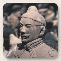 Terra Cotta warriors in Emperor Qin Shihuang's 2 Coasters