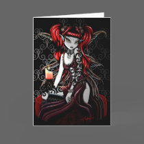 Terra Darkness Fire Fairy Card