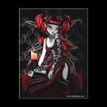 Terra Darkness Fire Fairy Postcard