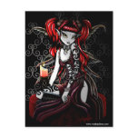 Terra Darkness Fire Fairy Postcard