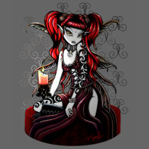 Terra Darkness Fire Fairy Top t-shirts