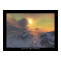 Terra Futures - Glorious Winter Sky Print by Terra_Futures Terra Futures - Glorious Winter Sky Print