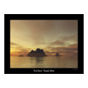 Terra Futures - Tranquil Islands Print by Terra_Futures Terra Futures - Tranquil Islands Print