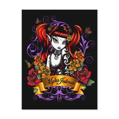 gothic tattoos. Terra Rose Gothic Tattooed