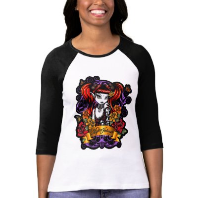 Terra Rose Tattooed Banner Top Tshirts by mykajelina Terra Rose Tattooed Banner Top Tshirts by mykajelina