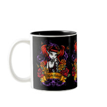 Terra Rose Tattooed Dark Faery Fantasy Mug