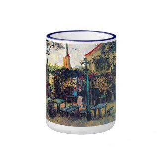 Terrace Cafe on Montmartre Vincent Van Gogh Coffee Mugs
