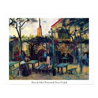 Terrace Cafe on Montmartre Vincent Van Gogh Posters