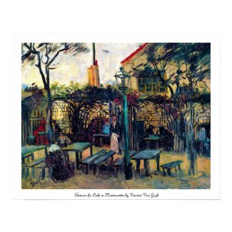 Terrace Cafe on Montmartre Vincent Van Gogh Posters