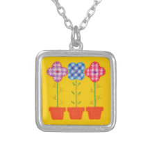 Terracotta garden Necklace