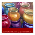 Terracotta pots posters