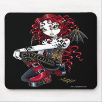 Terri Red Tattoo Fairy Mousepad