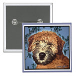 TERRIER DE TRIGO: PERRITO MOJADO PINS