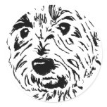 Terrier Face Sticker