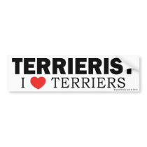 Terrierist Bumper Sticker