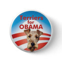 Terriers for Obama buttons