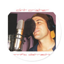 Terrific Distraction by Clint Crisher Stickers