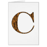 Terrific Tiger C Greeting Card