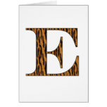 Terrific Tiger E Greeting Cards