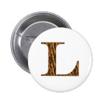 Terrific Tiger L Pinback Button