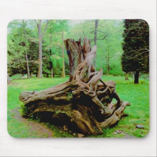 Terrific Twisted Tree Trunk mousepad
