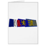 Territoire de Belfort, Franche-Comté & France flag cards