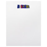 Territoire de Belfort, Franche-Comté &amp; France flag Customized Letterhead