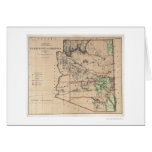 Territory Of Arizona Map 1876 Cards