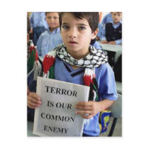Terror is our common enemy Postcard