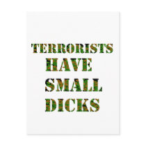 Terrorists postcards