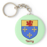 Terry Family Shield Keychain