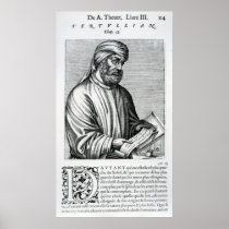 Tertullian, illustration from Andre Thevet's Posters