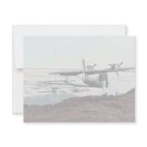 Teshekpuk Lake, Sea Plane, and Camp Custom Invites
